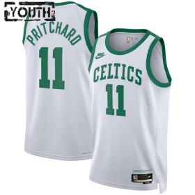 Boston Celtics Trikot Payton Pritchard 11 Nike 2022-23 Classic Edition Weiß Swingman - Kinder